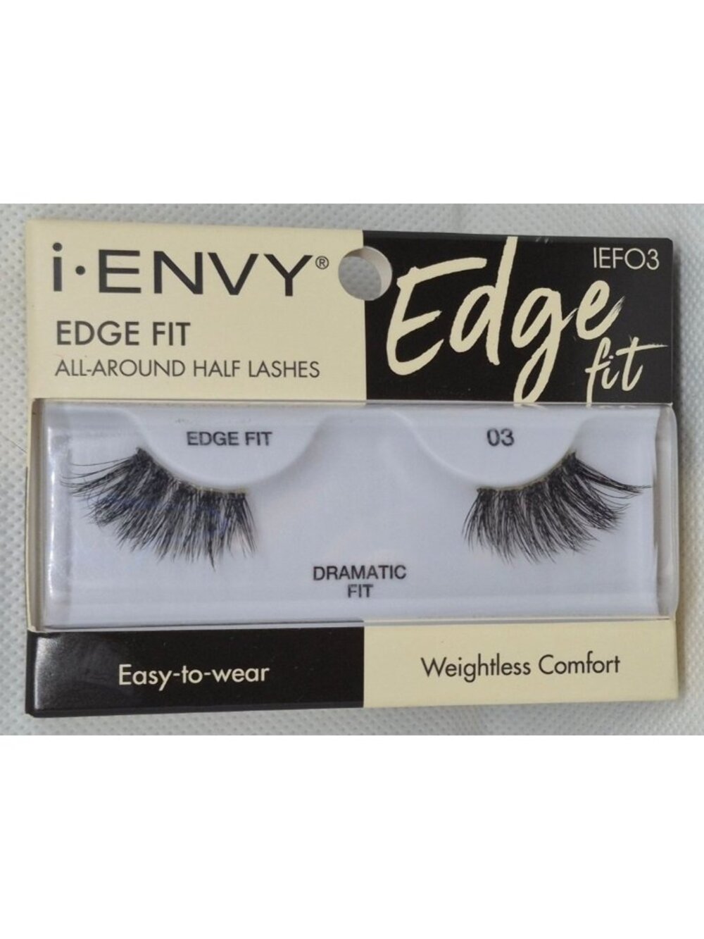 I-Envy Edge Fit Dramatic Half Lashes IEFO3 Weightless Comfort